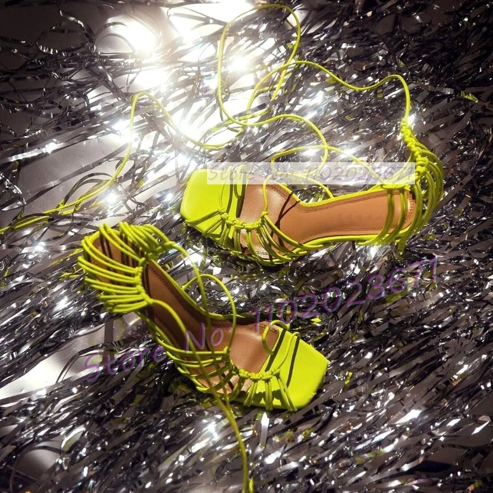 Crossfit Ladies - Chique Met Snoer Gekooide Sandalen Vrouwen