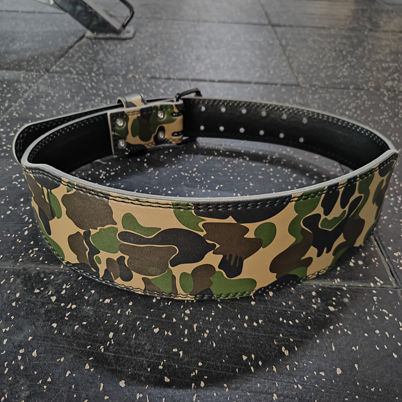 Crossfit Equipment - Verstelbare Camo Gewichthefriem Competitie Powerlifting Riem