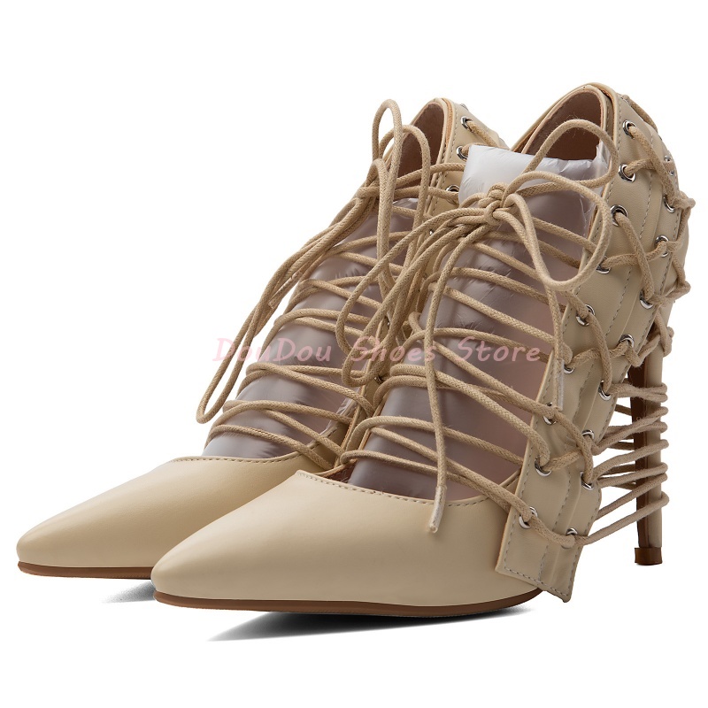 Beige Cross Strap Cutout Cover - Crossfit Ladies recensie en prijs