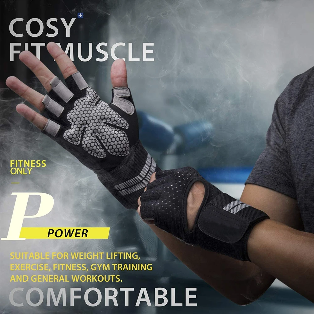 1 paar halve vinger gym fitnes - Crossfit Training Gear recensie en prijs