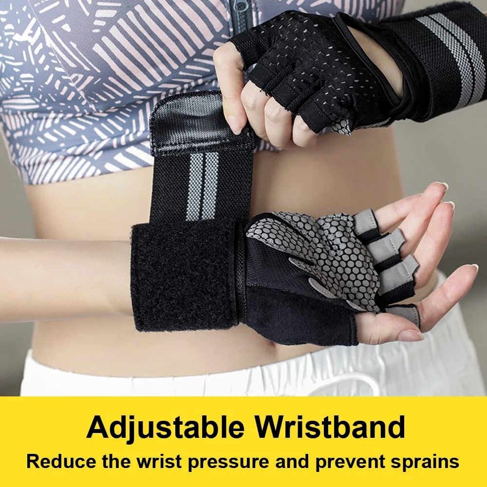 1 paar halve vinger gym fitnes - Crossfit Training Gear recensie en prijs