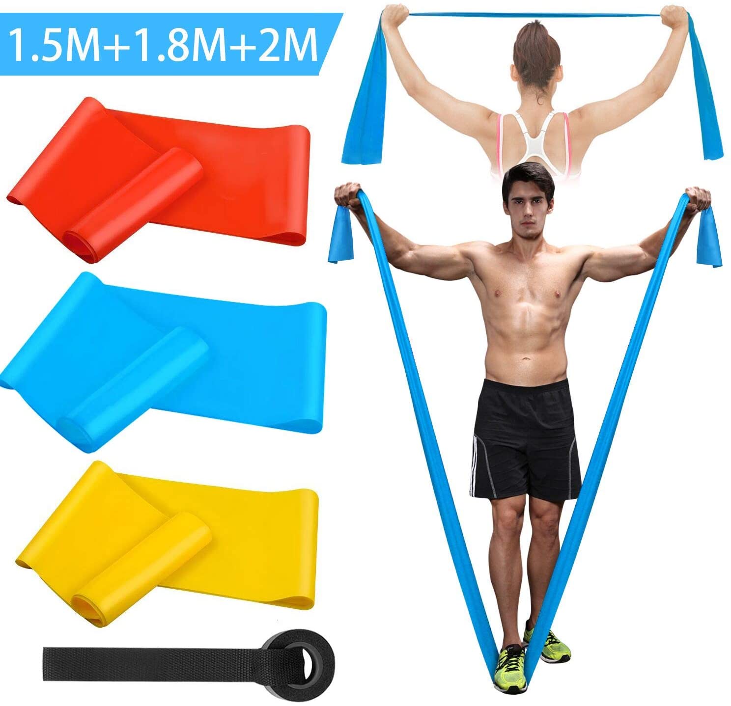 Elastische fitnessbanden 3-del - Crossfit Training Gear recensie en prijs